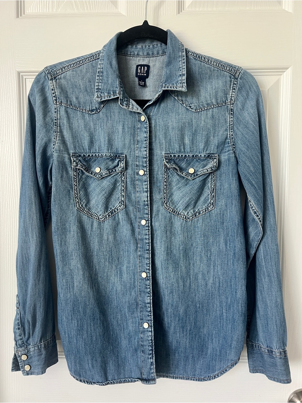 GAP Light Blue Denim Shirt